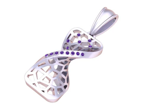 Ruby Pendant 3D Printable Model 3D Print Model