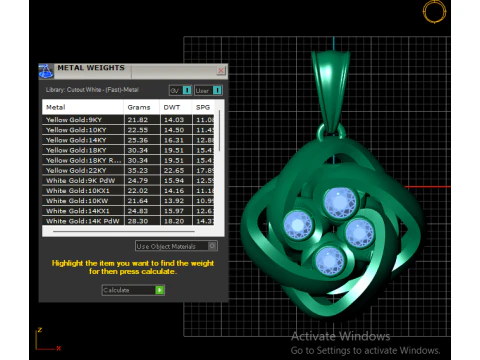 Interlocked Knot Pendant 3D Printable Model 3D Print Model