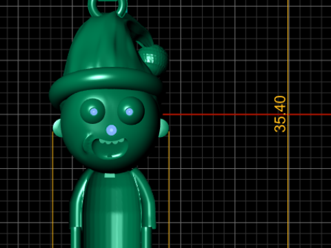 Humpty Dumpty Kolye 3D Yazdırılabilir Model 3D Baskı Modeli