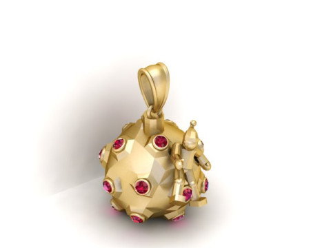 Hombre con colgante de astronauta modelo imprimible en 3D Modelo de impresión 3D