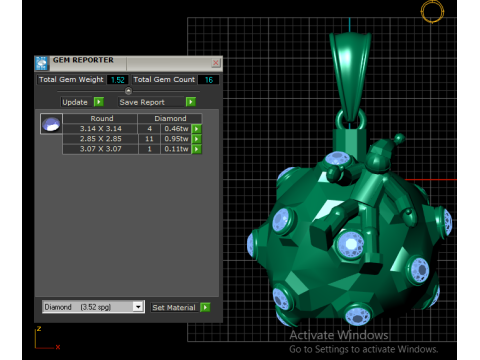 Hombre con colgante de astronauta modelo imprimible en 3D Modelo de impresión 3D