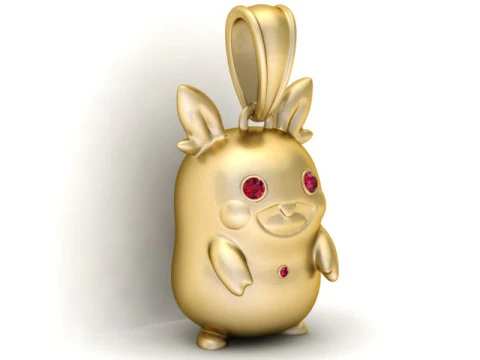 Cute Pokmon Pendant 3D Printable Model 3D Print Model