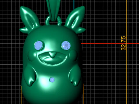 Cute Pokmon Pendant 3D Printable Model 3D Print Model
