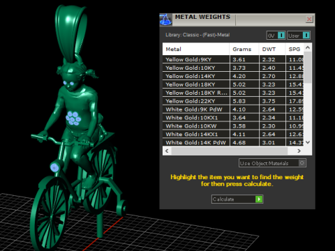 Man With Bicycle Pendant 3D Printable Model 3D Print Model