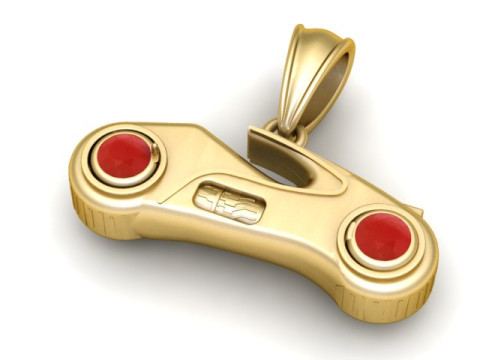 Modern Bicycle Pendant 3D Printable Model 3D Print Model