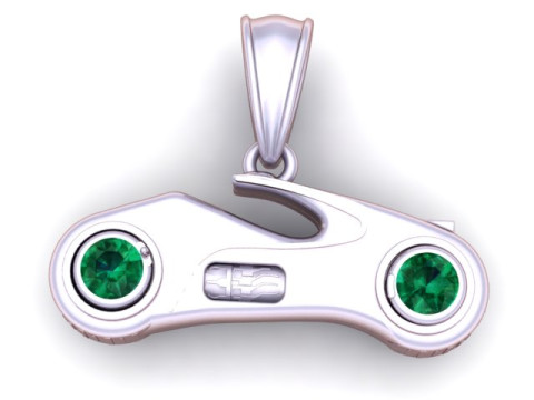 Modern Bicycle Pendant 3D Printable Model 3D Print Model