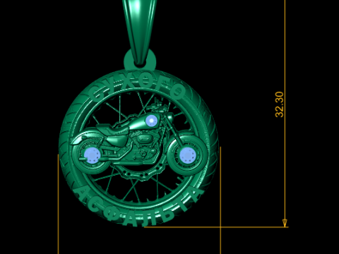 Cyxoro Bycke 自行车挂件 3D 打印模型