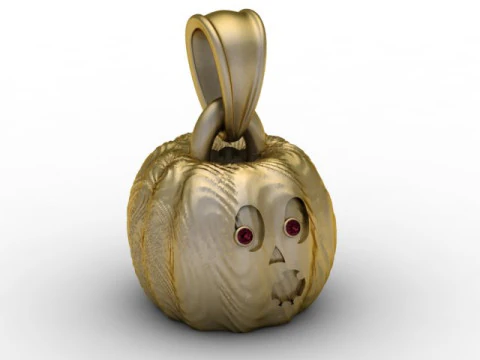 Pumpkin Surprise Pendant 3D Printable Model 3D Print Model