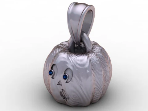 Pumpkin Surprise Pendant 3D Printable Model 3D Print Model
