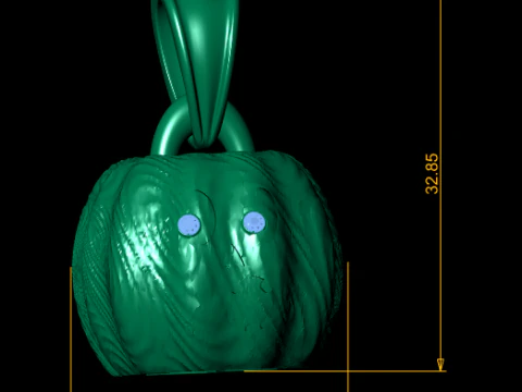 Pumpkin Surprise Pendant 3D Printable Model 3D Print Model