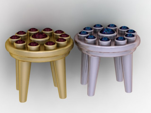 Edelstein-Ritual-Ständer-Anhänger, 3D-druckbares Modell 3D Druckmodell