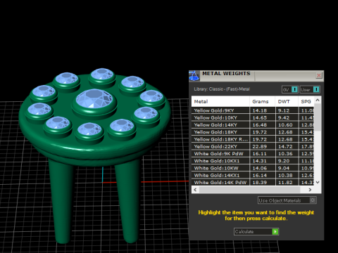 Edelstein-Ritual-Ständer-Anhänger, 3D-druckbares Modell 3D Druckmodell