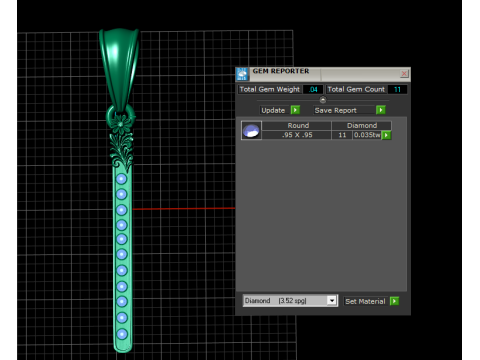 フラワースティックペンダント 3D 印刷可能モデル 3Dプリントモデル