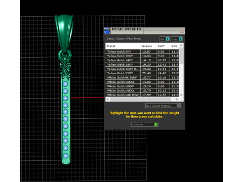 Flower Stick Pendant 3D Printable Model 3D Print Model