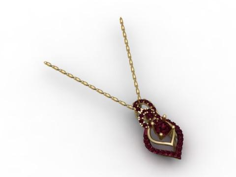 Collar de rodolita Sunita Nahata Modelo imprimible en 3D Modelo de impresión 3D