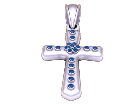 Cross Pendant 3D Printable Model 3D Print Model