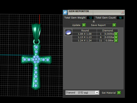 Cross Pendant 3D Printable Model 3D Print Model