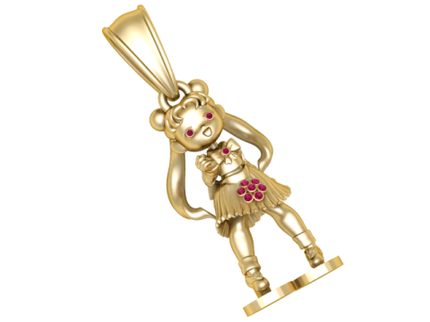 Mickey-Mouse-Puppenanhänger, 3D-druckbares Modell 3D Druckmodell