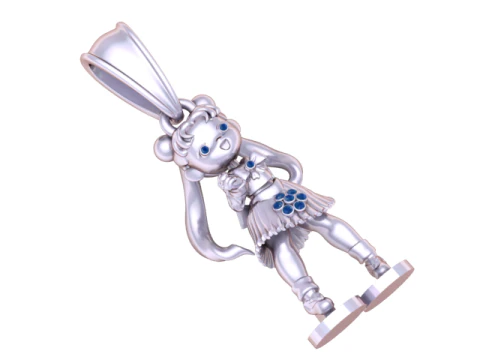 Mickey Mouse Doll Pendant 3D Printable Model 3D Print Model