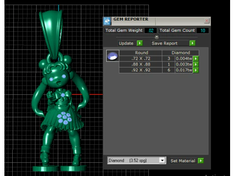 Mickey Mouse Doll Pendant 3D Printable Model 3D Print Model