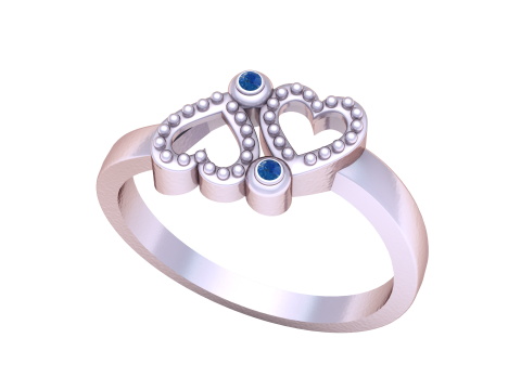 Model Cetak 3D Cincin Emas Sederhana Model Cetak 3D