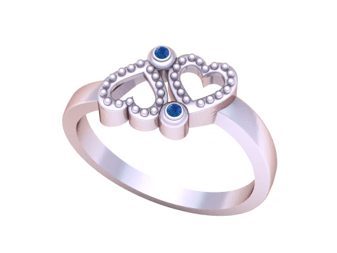 Golden Simple Ring 3D Printable Model 3D Print Model