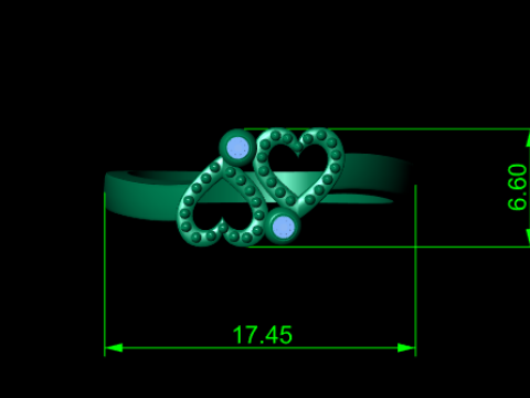 Model Cetak 3D Cincin Emas Sederhana Model Cetak 3D