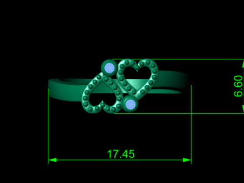 Golden Simple Ring 3D Printable Model 3D Print Model