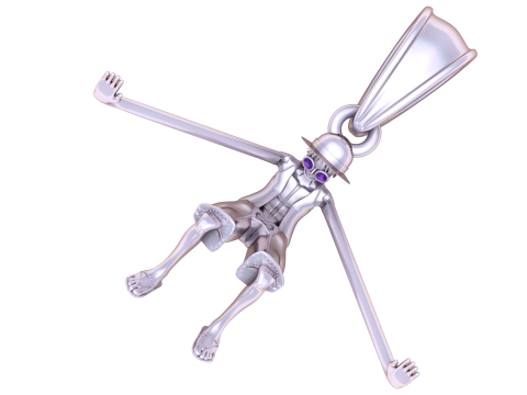 腕の漫画のキャラクターペンダント 3D 印刷可能モデル 3Dプリントモデル