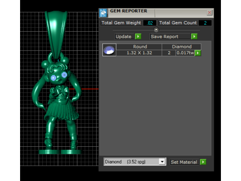 미키 마우스 인형 펜던트 3D 인쇄 가능한 모델 3D 프린트 모델