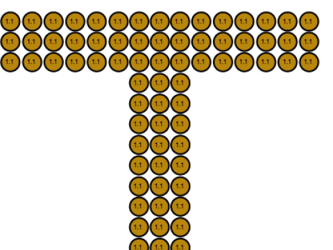 Wisiorek w kształcie krzyża do wydrukowania w 3D z kamieniami rubinowymi Model do druku 3D