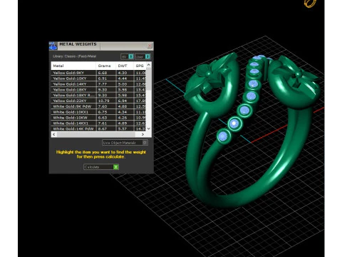 3D Printable Floral Ring with Diamond Accents 3D Print Model