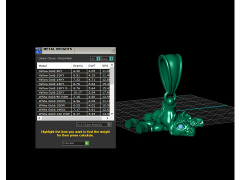 3D Printable Pony Pendant with Ruby Eyes 3D Print Model