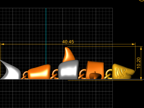 Cute Cartoon Fish Stylized Toy-like Marine Creature 3D Print Model