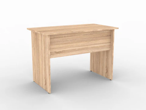 Simple Wooden Desk 3D Model