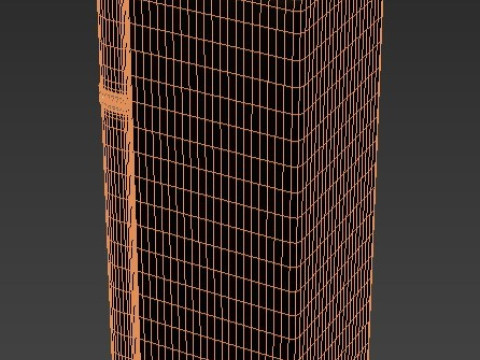 Retro fridge Model 3D