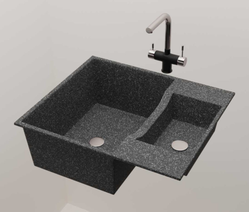 Kitchen sink 3D 모델 .c4d .max .obj .3ds .fbx .stl .blend 