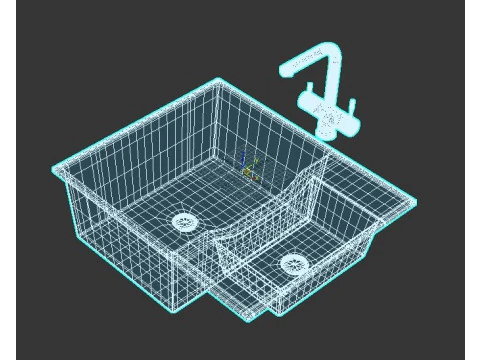 Kitchen sink 3D Model