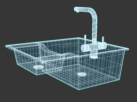 Kitchen sink 3D Model