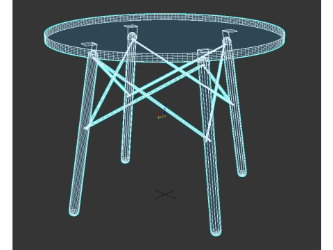 Round table 3D मॉडल