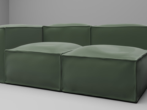 Modular couch 3D मॉडल