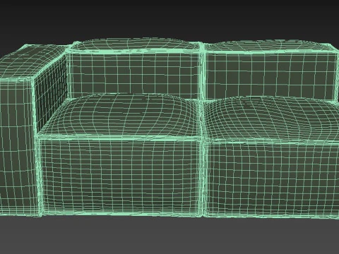 Modular couch 3D Model
