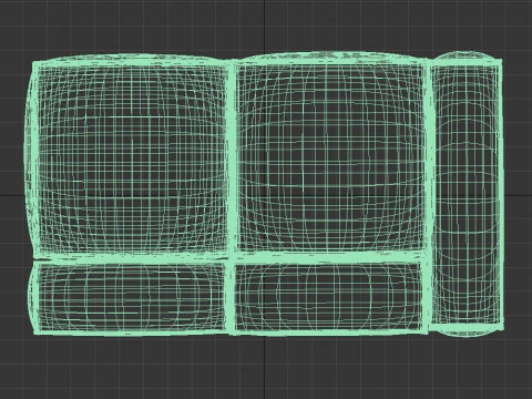 Modular couch 3D Model
