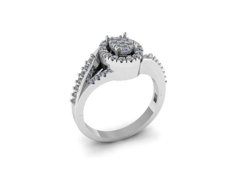 Diamond Ring Modelo 3D .c4d .max .obj .3ds .fbx .stl .blend 