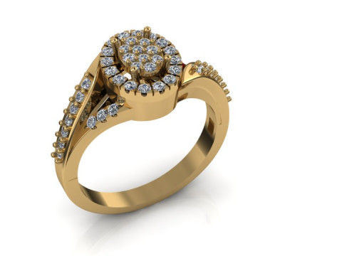 Diamond Ring Modelo 3D