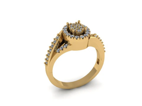 Diamond Ring 3D Model