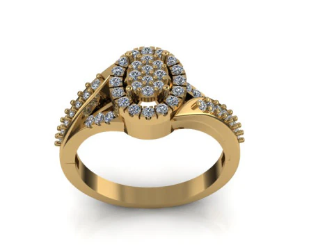Diamond Ring 3D Model