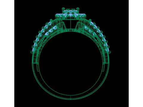 Diamond Ring 3D Model