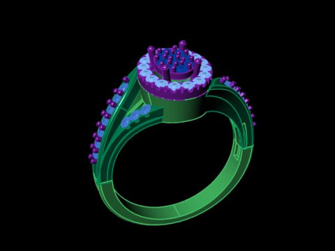 Diamond Ring Modelo 3D