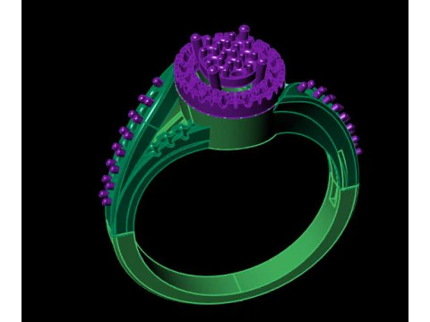 Diamond Ring 3D Model